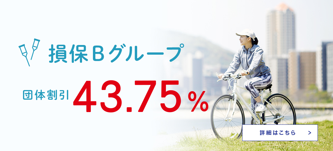 損保Bグループ団体割43.75%